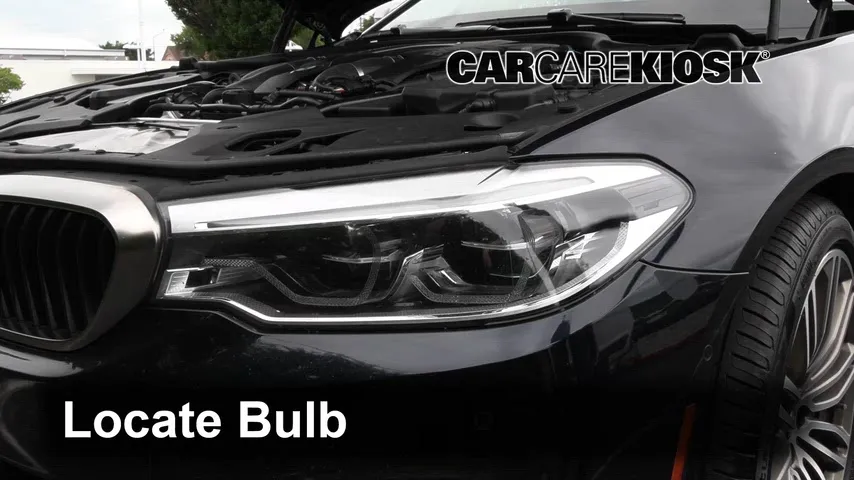 2018 BMW M550i xDrive 4.4L V8 Turbo Luces Faro delantero (reemplazar foco)